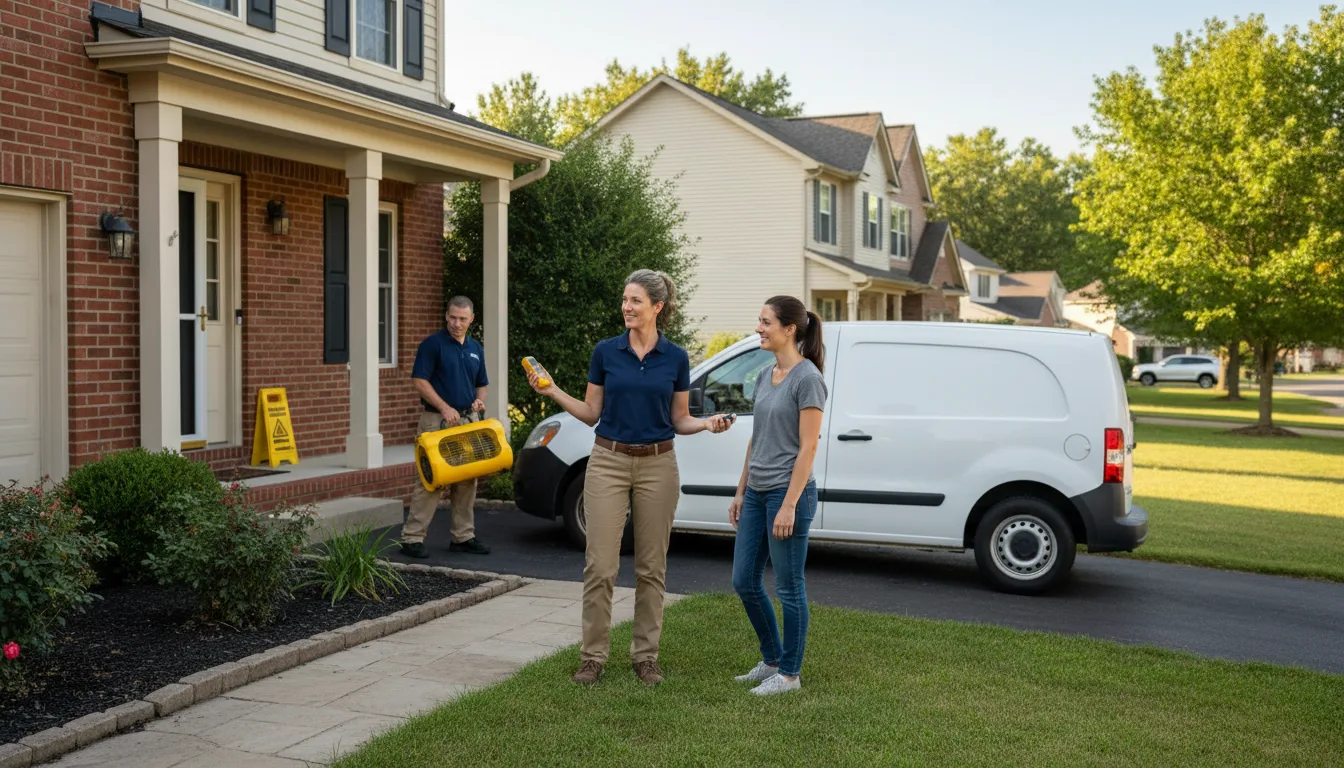 Residential water damage restoration in Silver Springs, NV